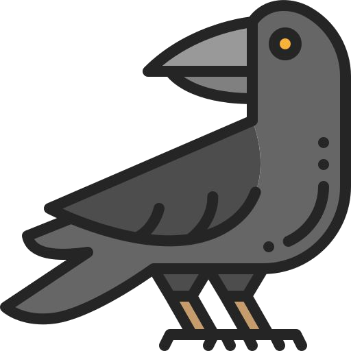 Icon of a crow