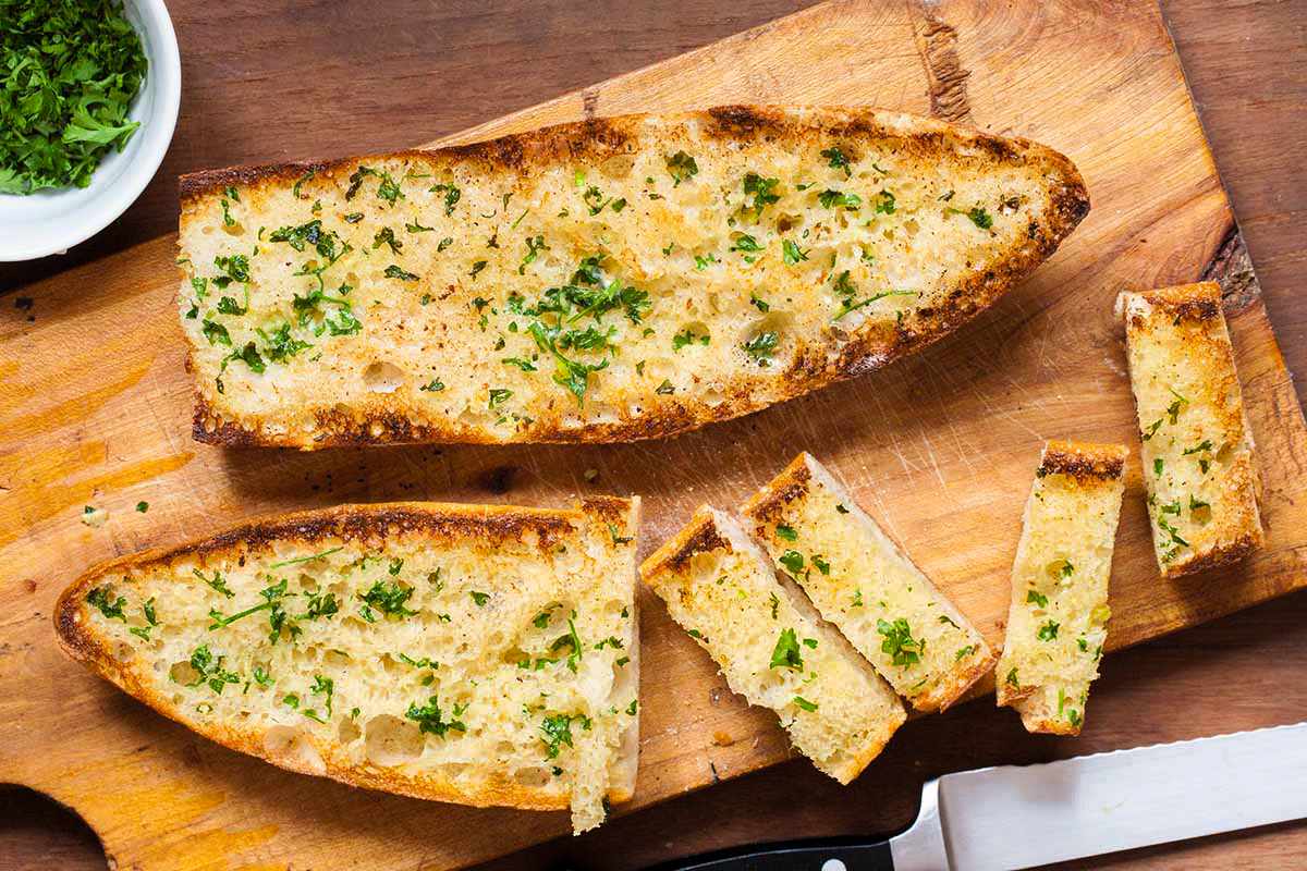 This is a garlic bread