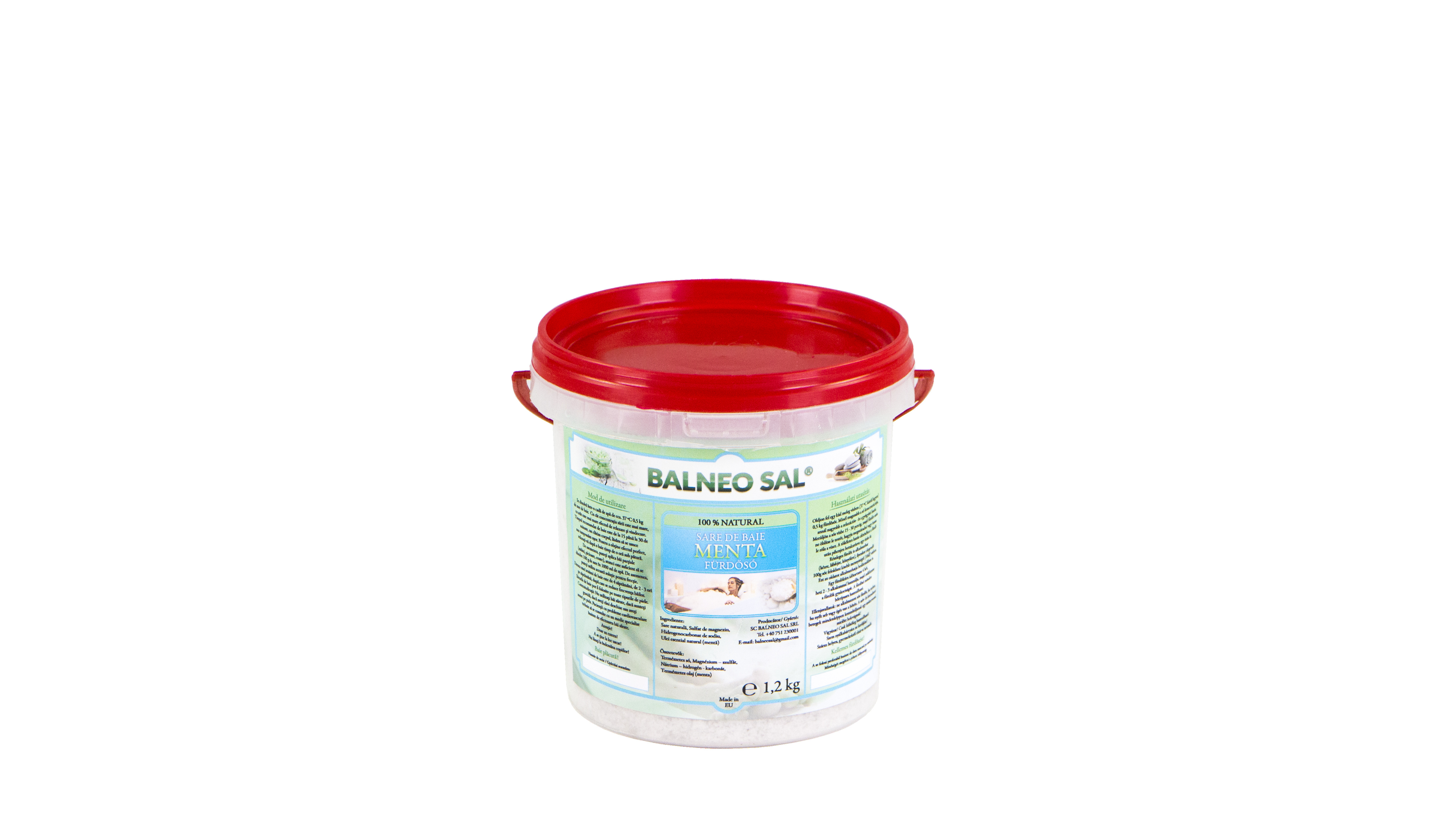 Mentás fürdősó 1.2 kg kiszerelés