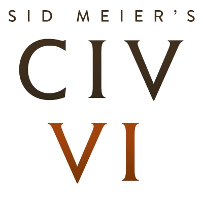 A civilization IV egy logója, a sid meier's civ IV felirat létható rajta.