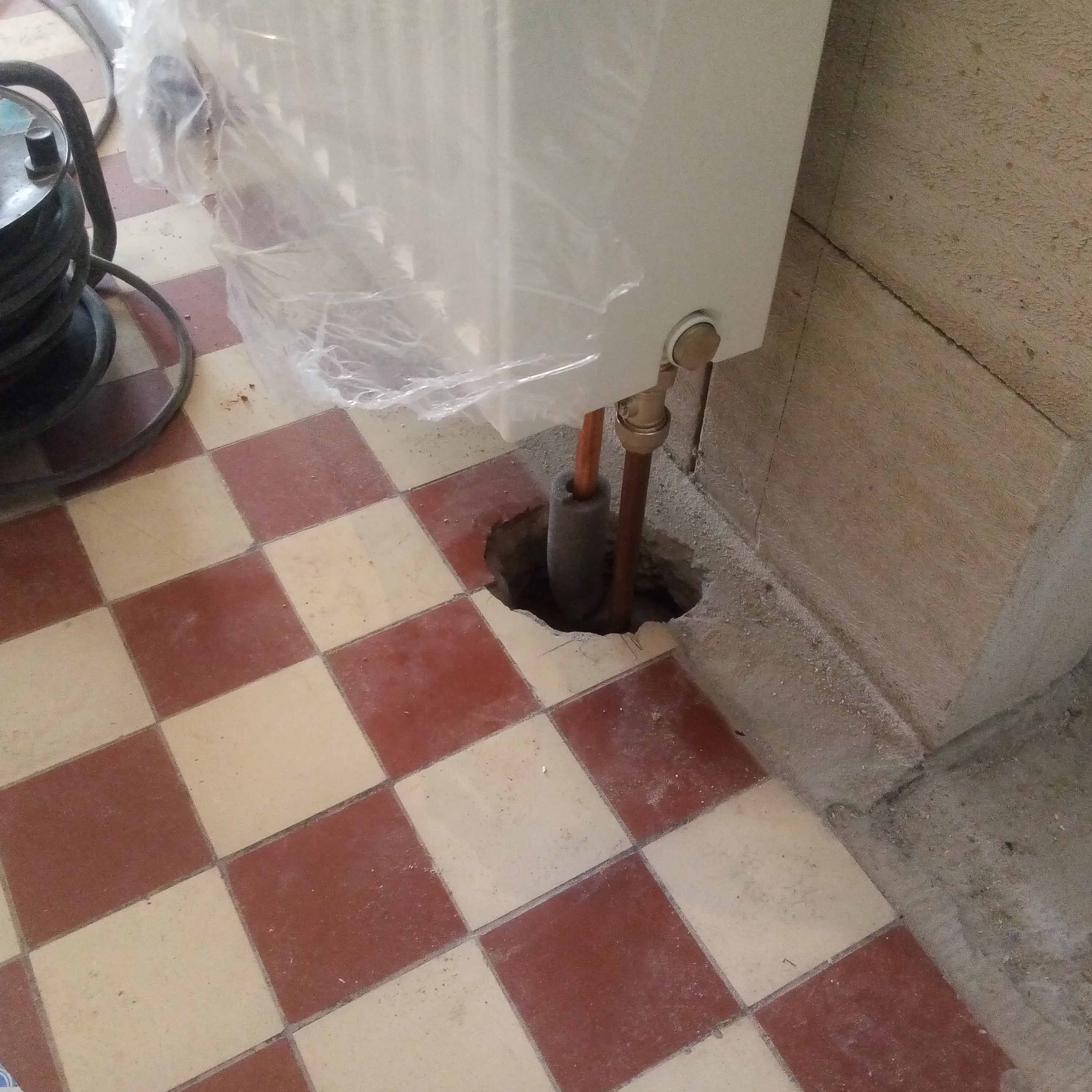 Új radiátor bekötése meglévő talajon