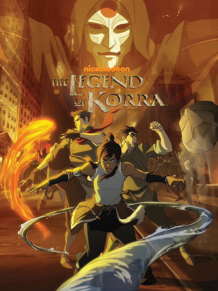 Plakát: Korra a legendája című animációról
