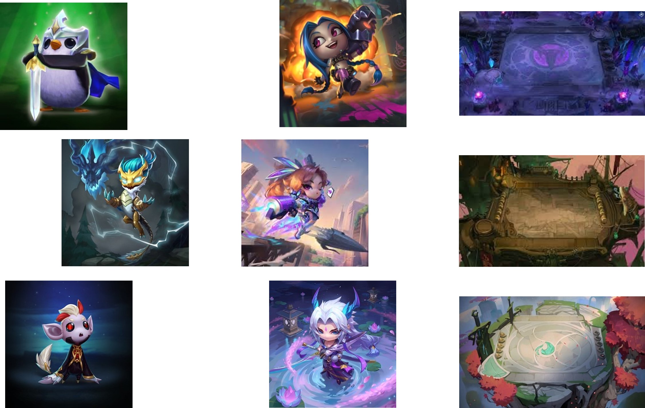 Little Legends, Chibis and Map Skins
