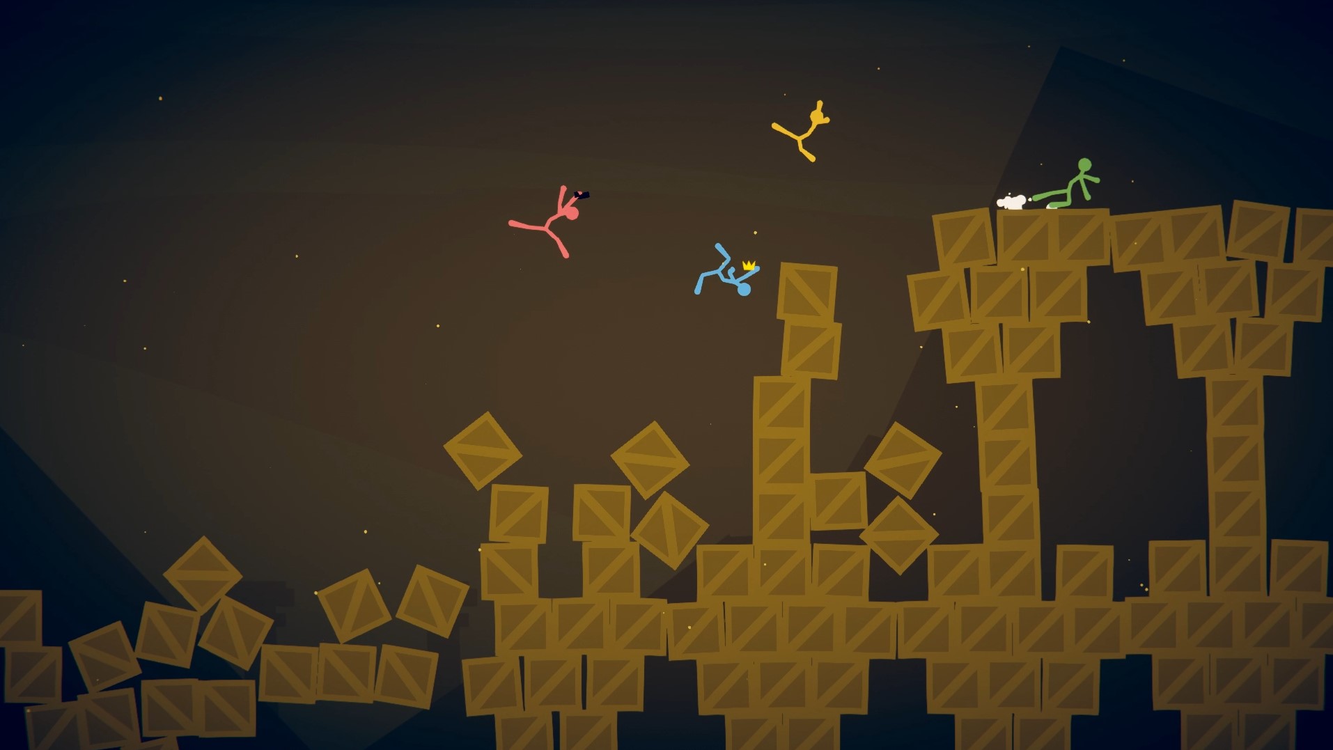 Képernyőkép a Stick Fight: The Game játékmenetéről