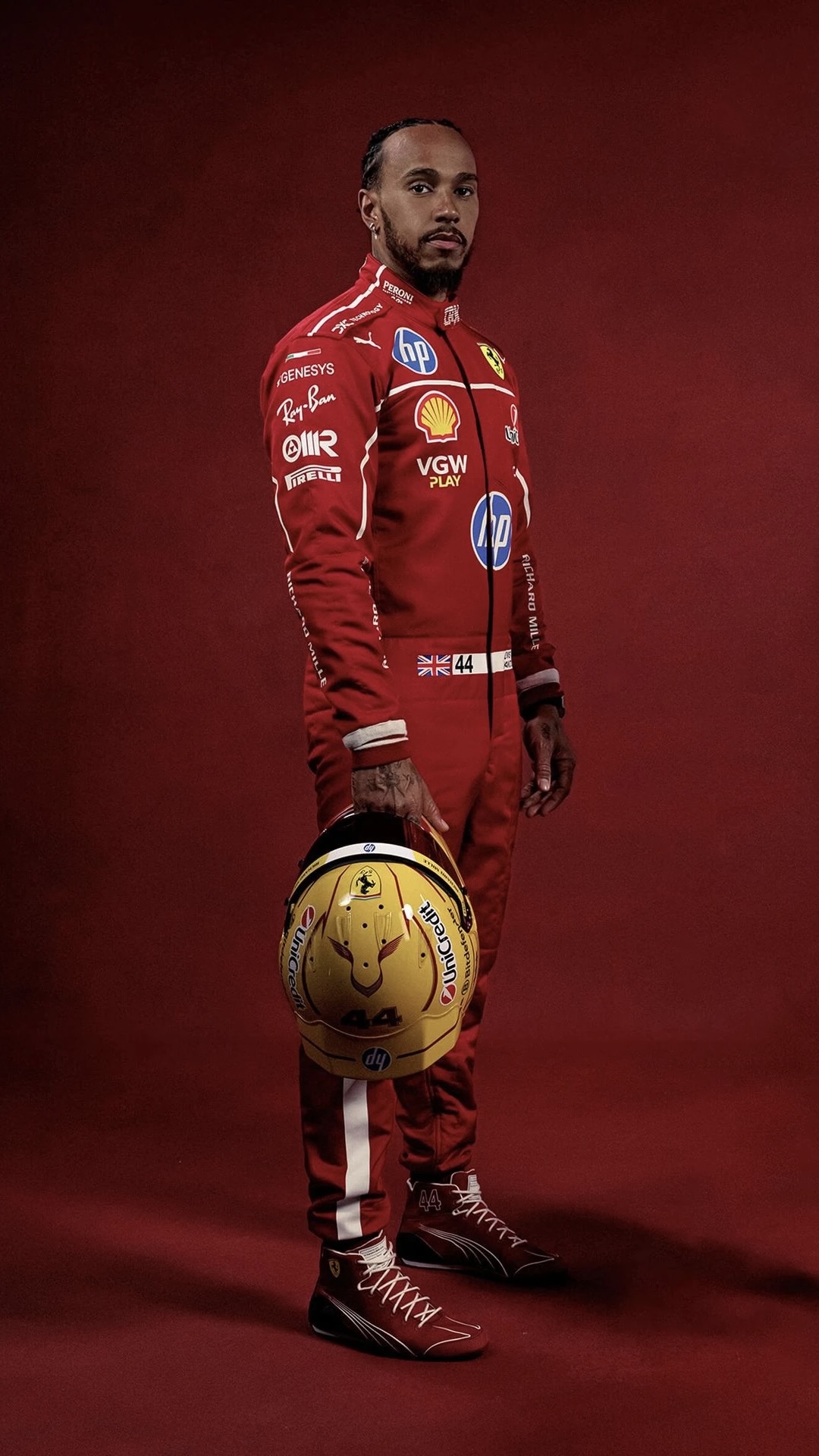 Portrait of Lewis Hamilton