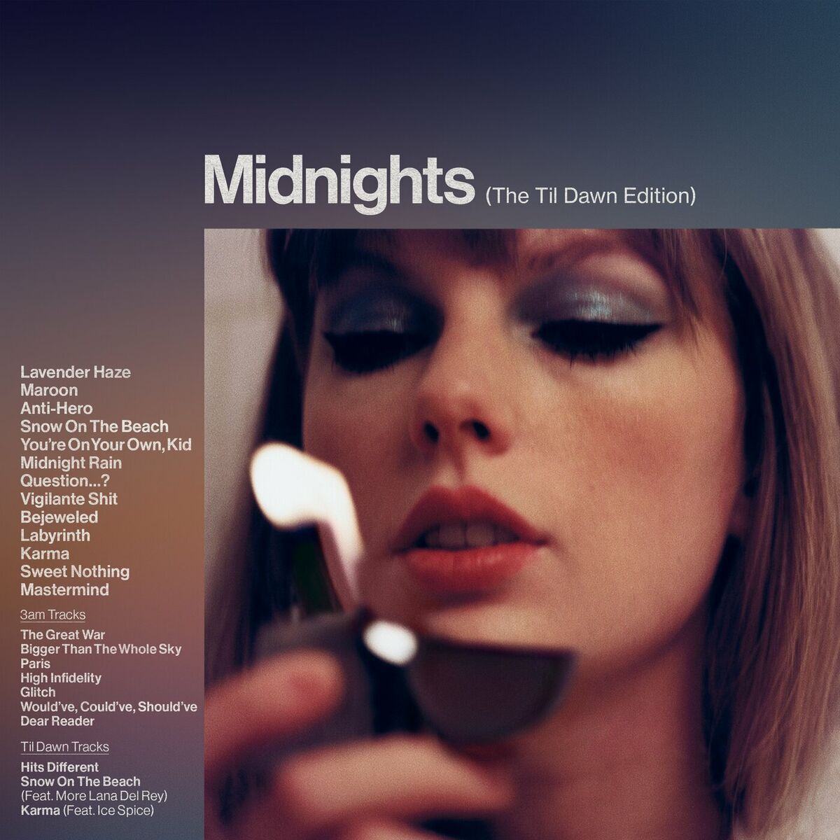 Taylor Swift 'Midnights' című albumának borítója