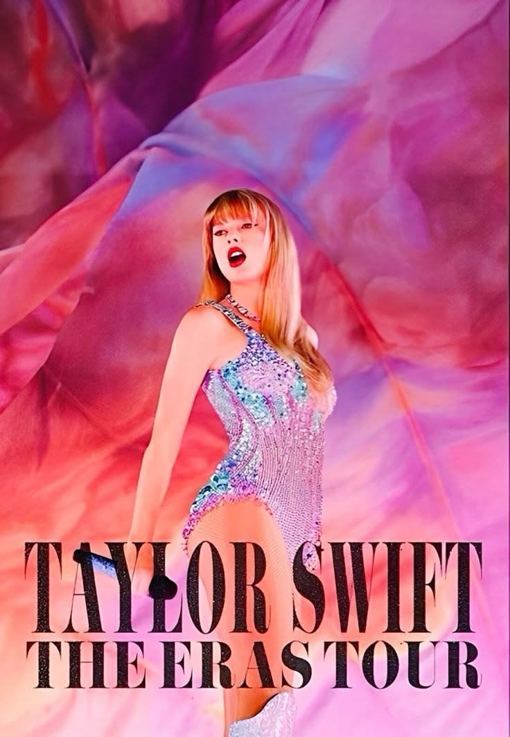 A 'Taylor Swift: The Eras Tour' című koncertfilm posztere