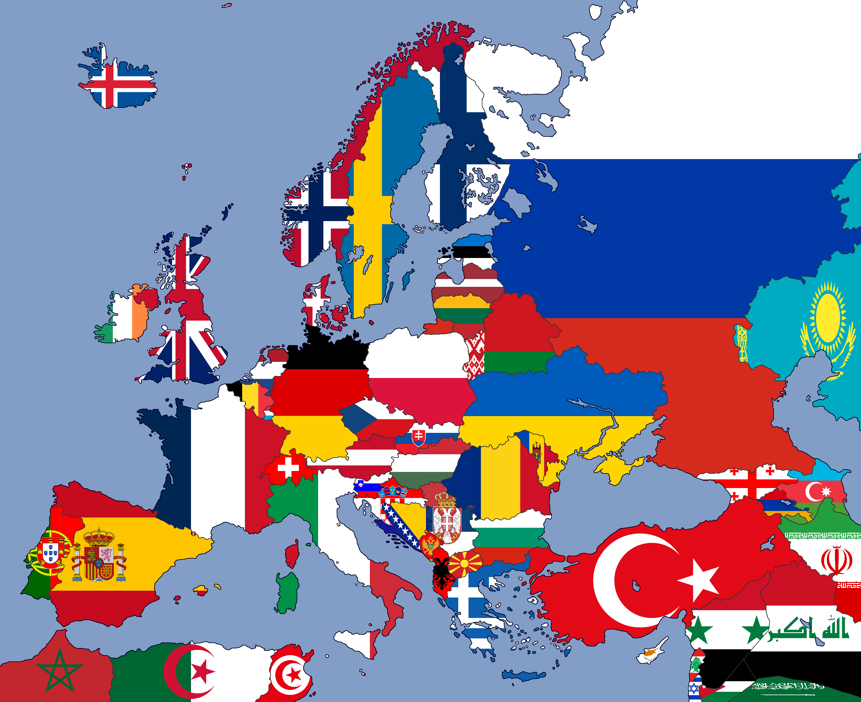 Európa zászlói