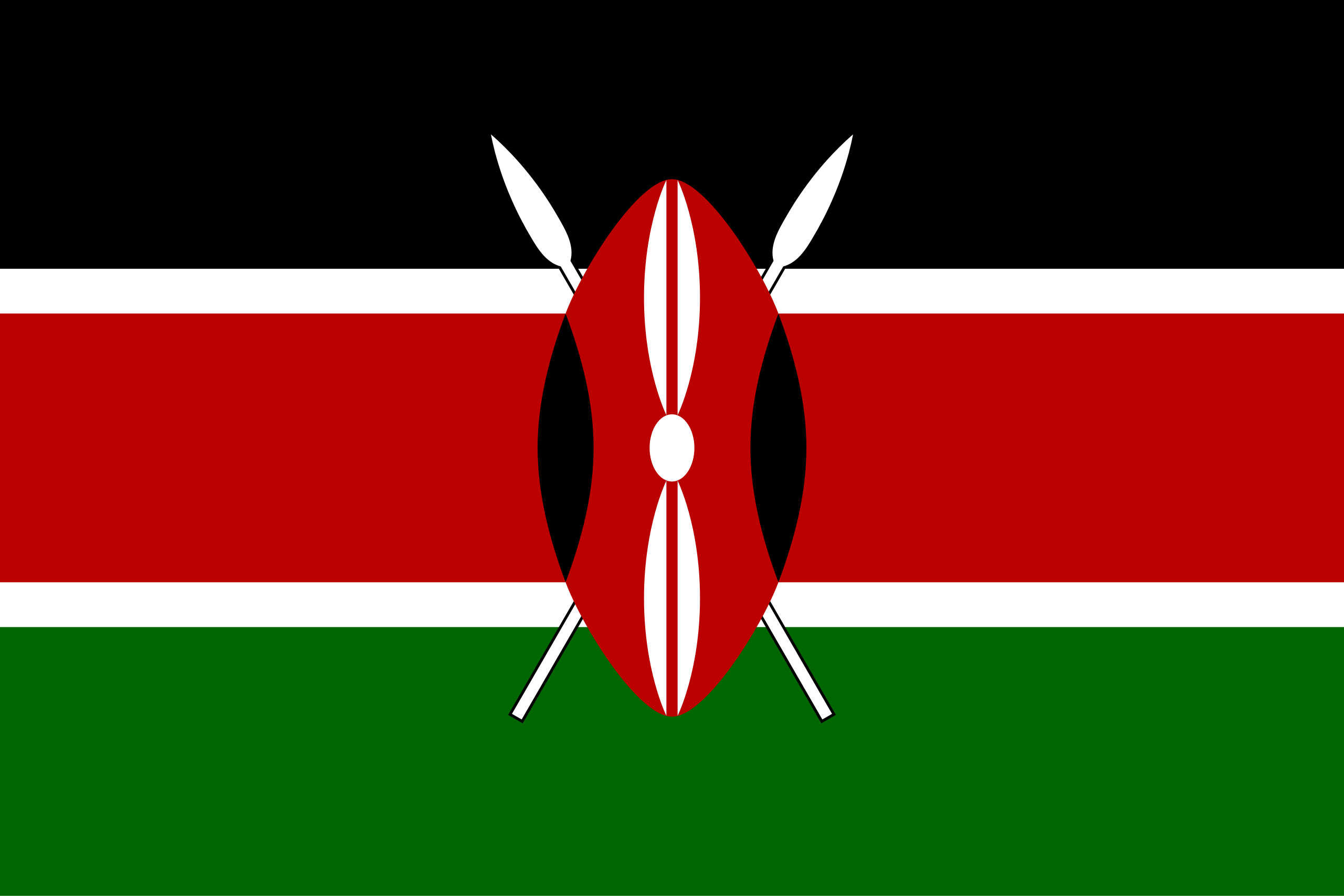 Kenya zászlaja