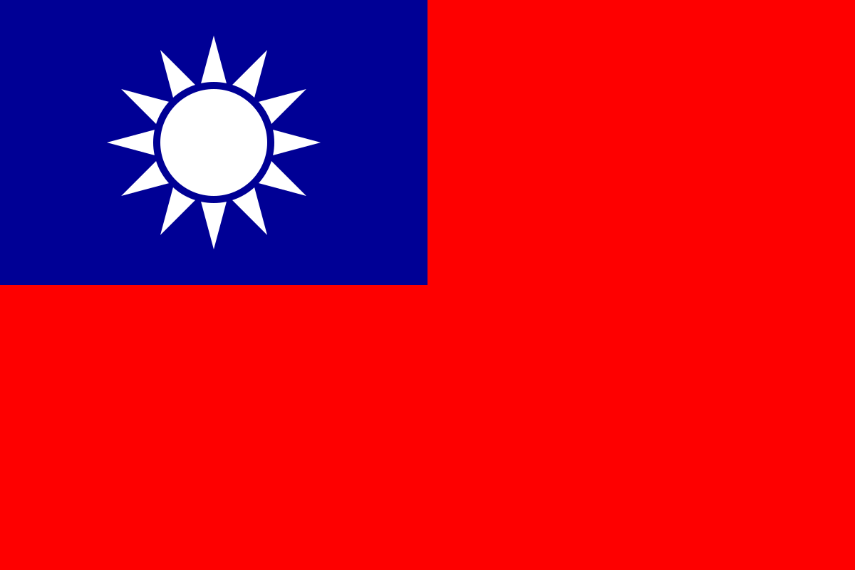 Taiwan zászlaja