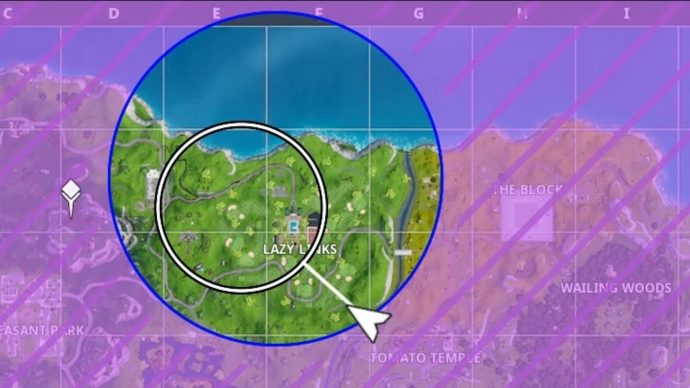 Fortnite vihar kép: a vihar közeledik a játékoshoz