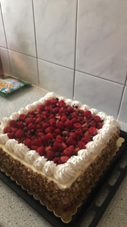 Málnás torta