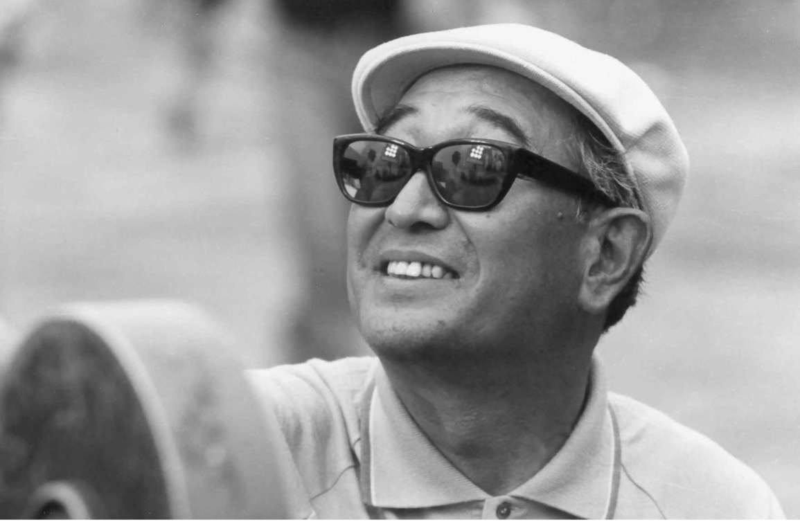 Older Akira Kurosawa smiling