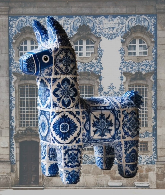 porcelán piñata