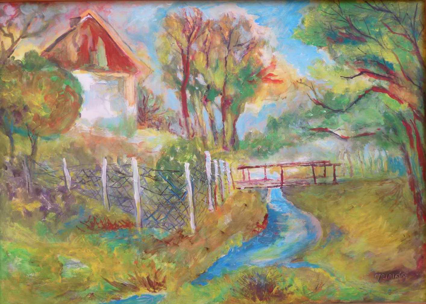 Patakpart házzal