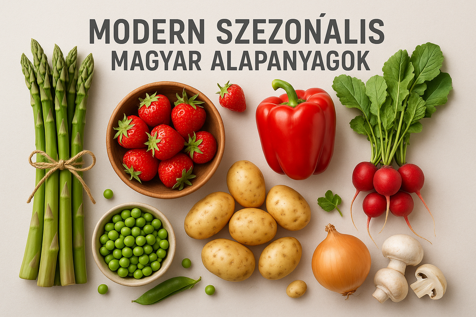 Modern szezonális alapanyagok
