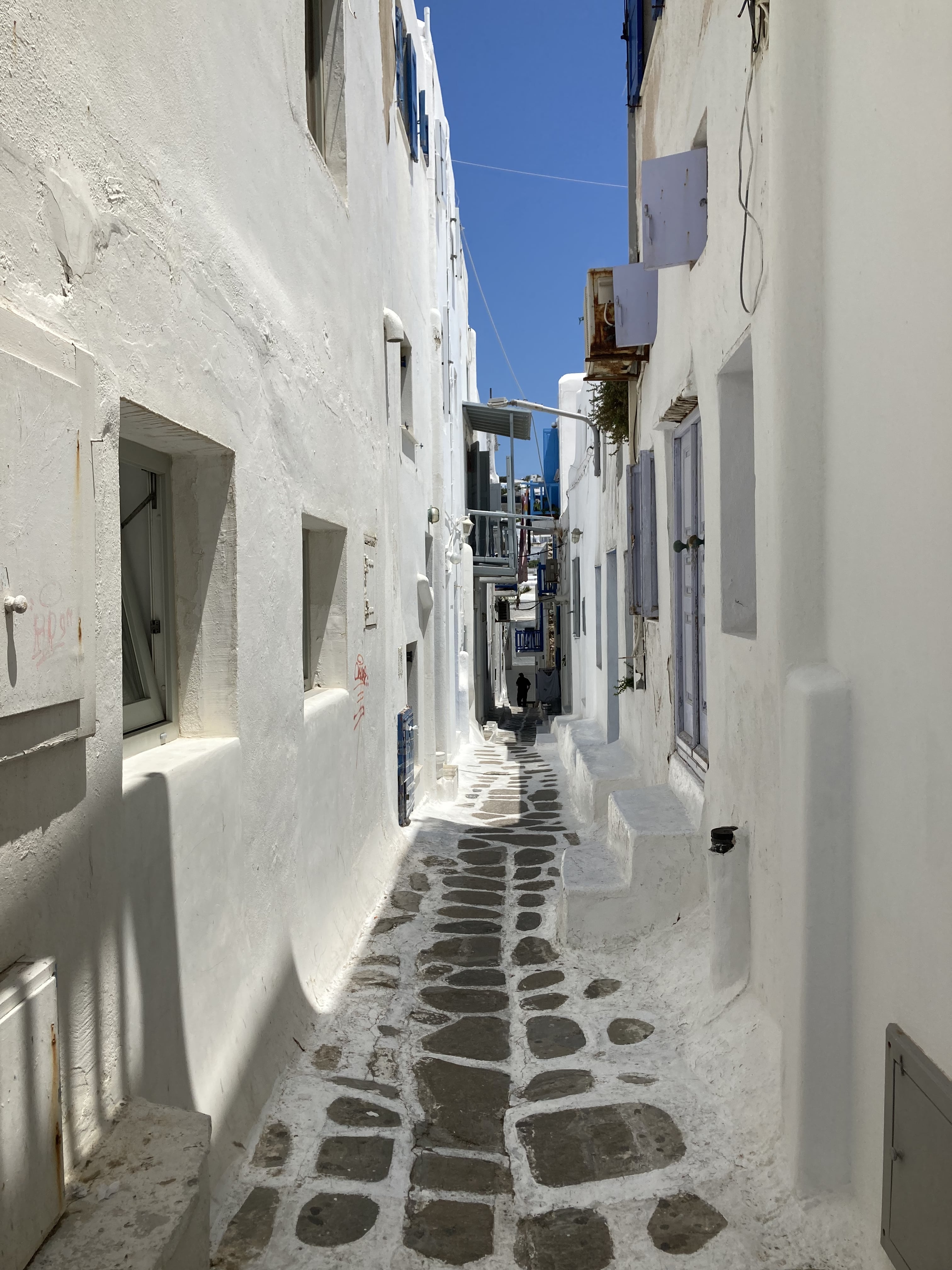 Santorini épületei